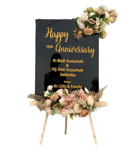 Papan Bunga Akrilik Gembongan Mekar